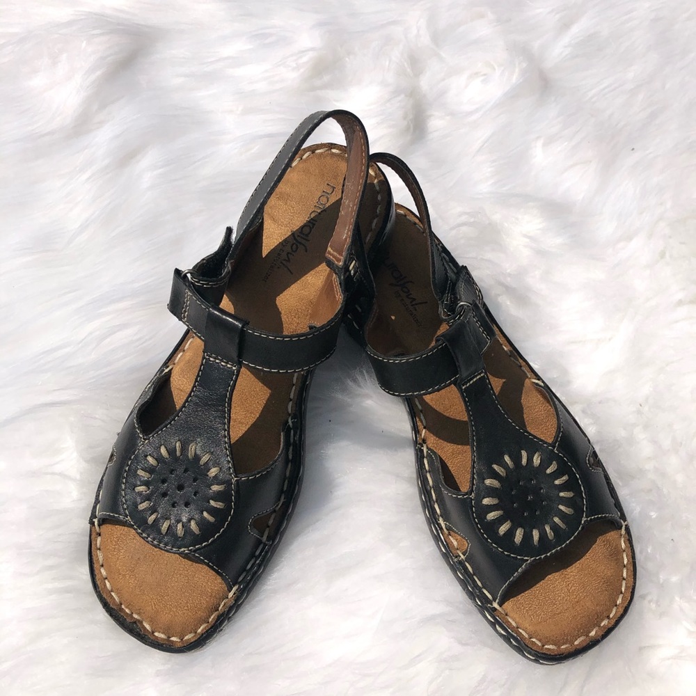 Natural Sole Naturalizer Sandals Boho Shoes - Picture 6 of 6